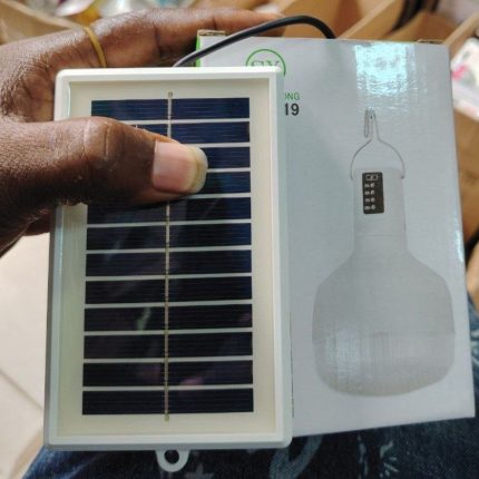Hanging Rechargeable bulb with panel