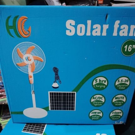 16 inches solar fan with bulb