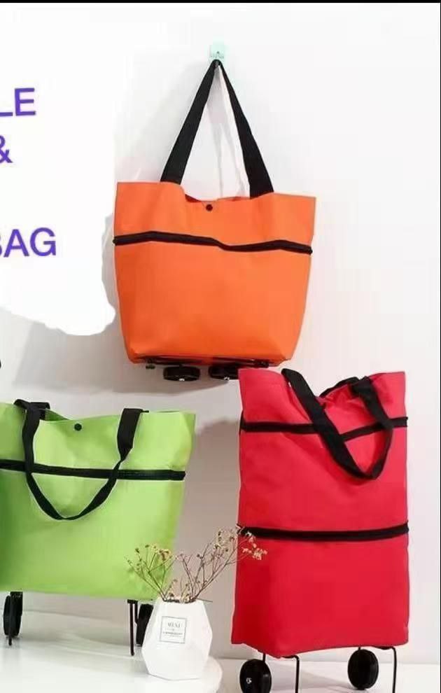 Wheels foldable shop bag
