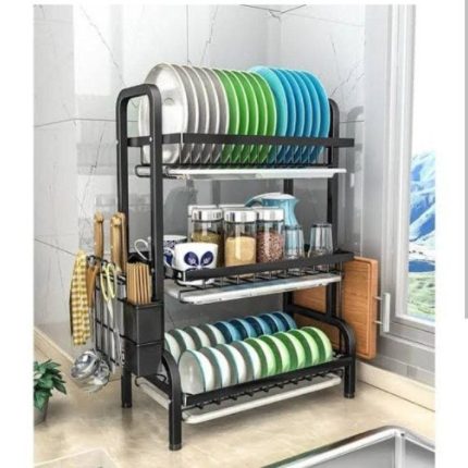 3 layers plate rack