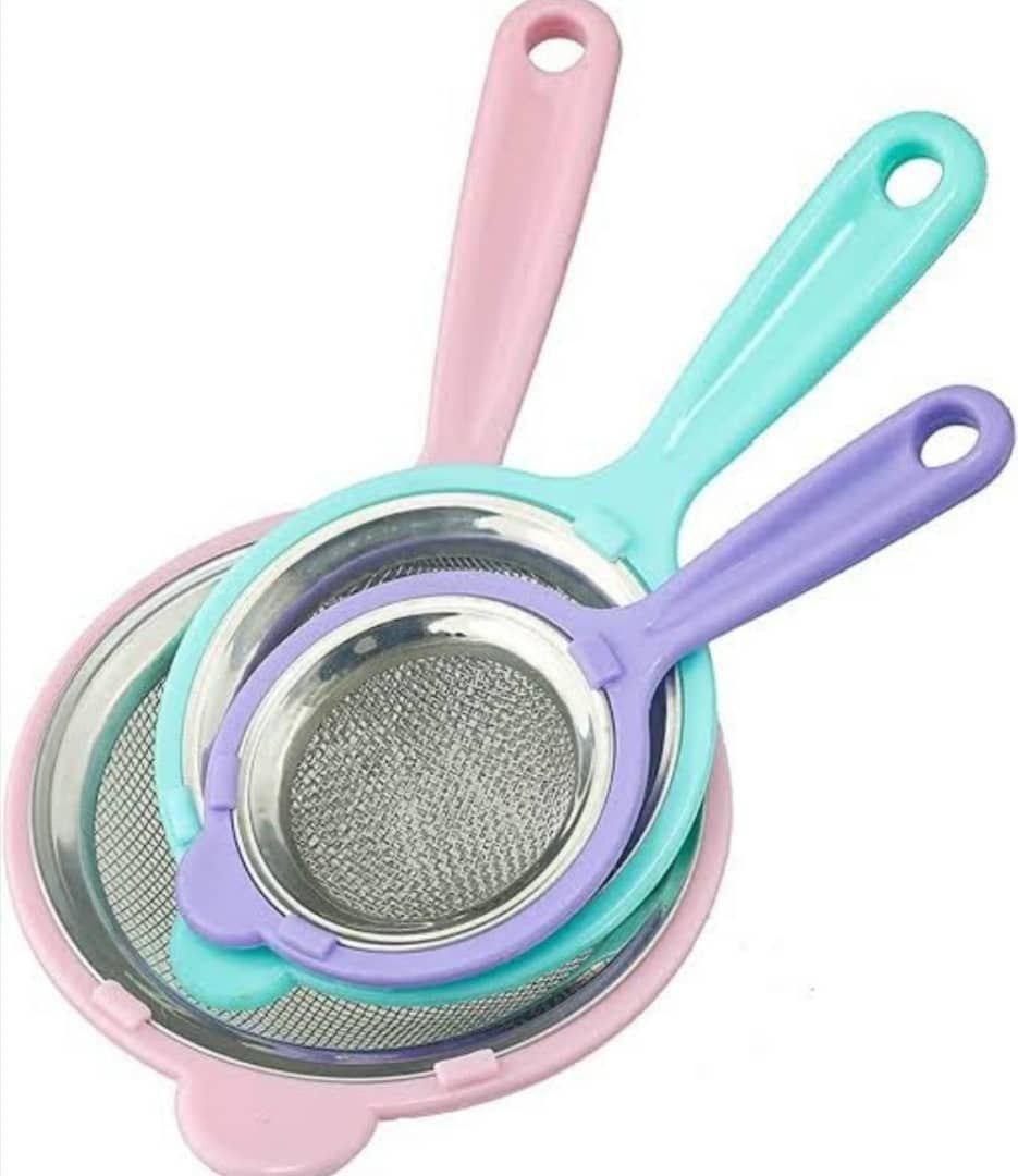 Colored 3pcs sieve