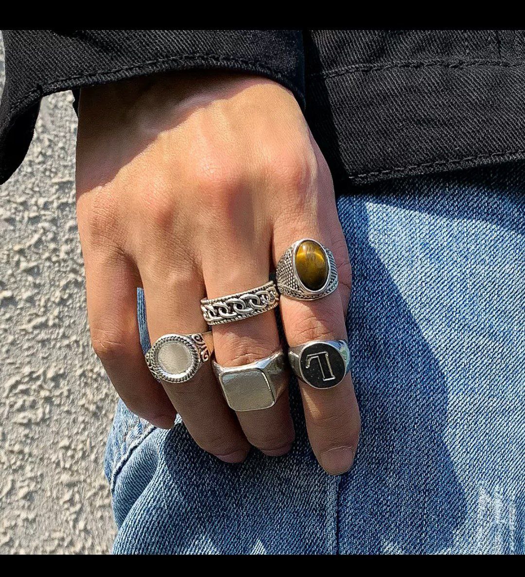 Men knuckle ring
