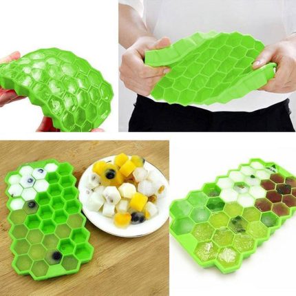 Silicone ice cube tray