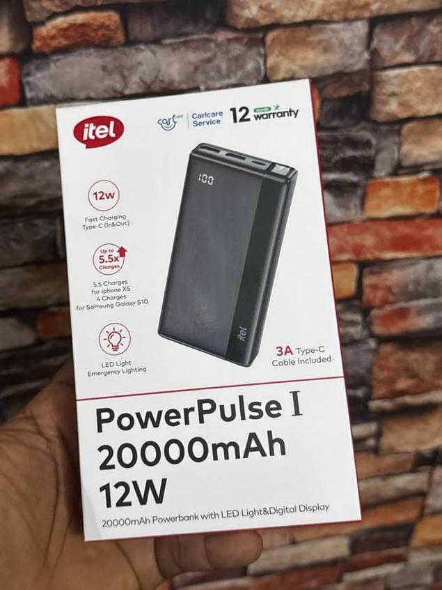20,000mah itel powerbank