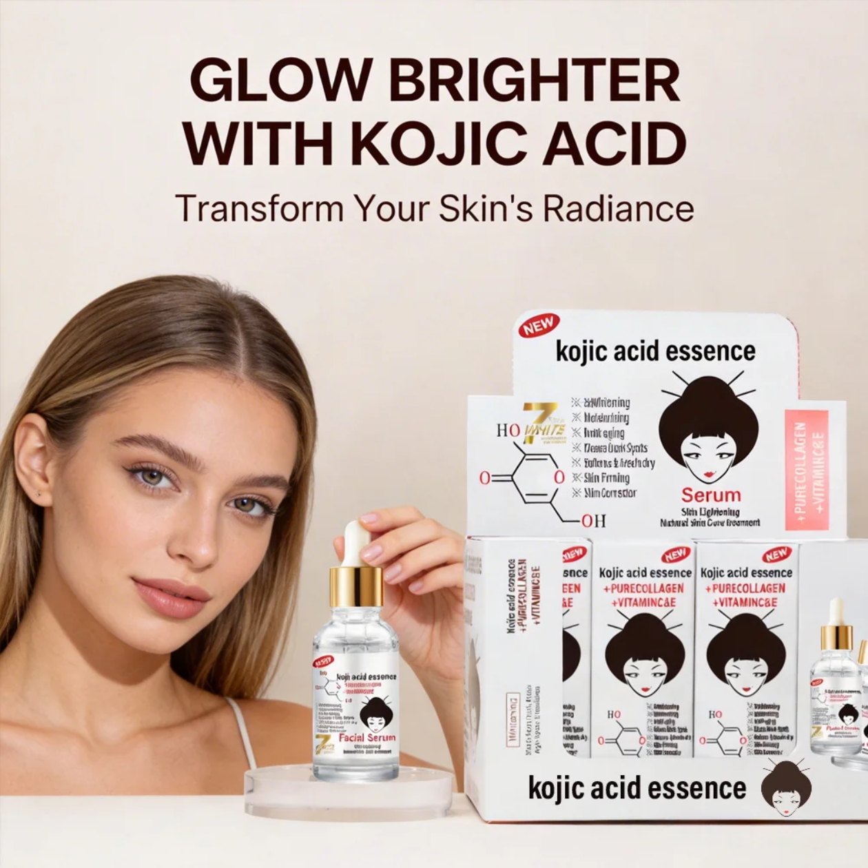 Huda beauty Kojic acid Face serum