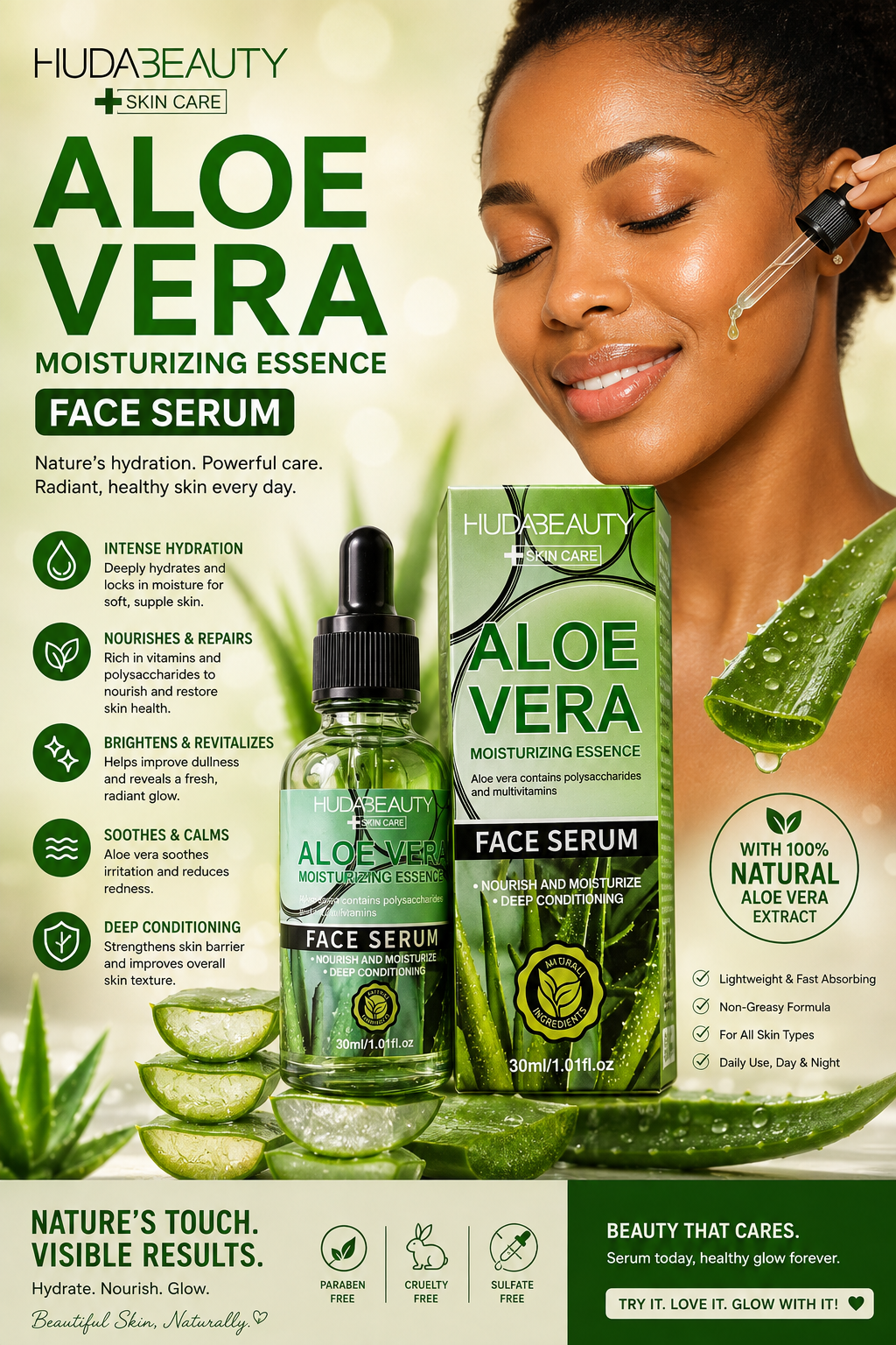 Huda beauty Aloe Vera Face serum