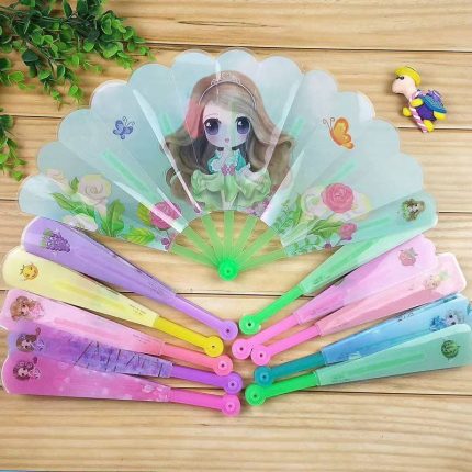 Plastic hand fan