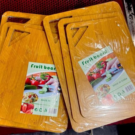 Fruit bear 3in1 wooden chopping board